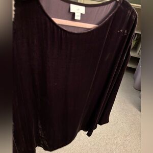 J Jill Velvet Tunic Large